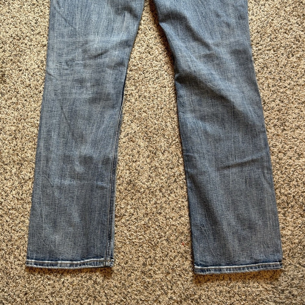 BKE Tyler Jeans Mens 33x36 Light Wash Blue Straight Leg Nice Fade Fit 32x35 Y2k - Picture 8 of 11